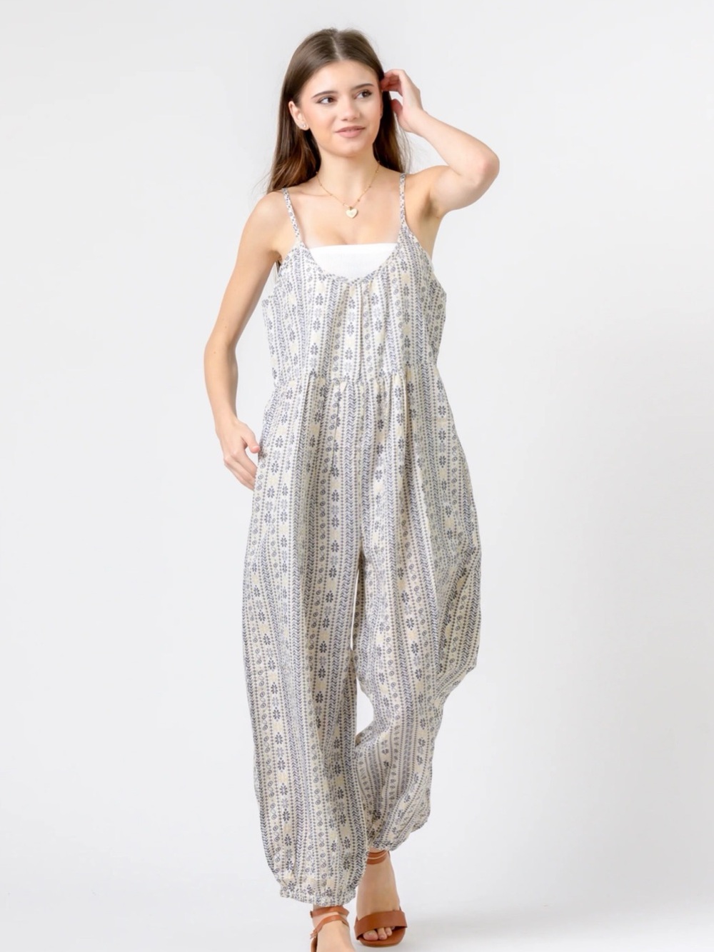 Rhea- Eva Jumpsuit Flower Print